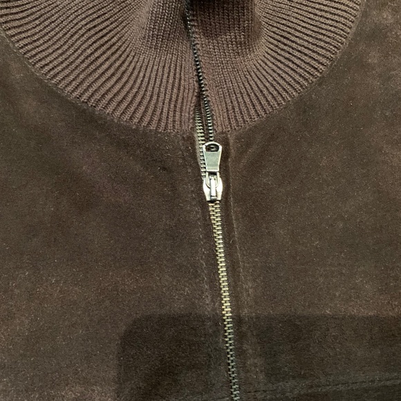 Men's suede / sweater Fall jacket - Picture 2 of 9